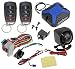 InstallGear Car Alarm Security & Keyless Entry System, Trunk Pop with Two 4-Button Remotes primary
