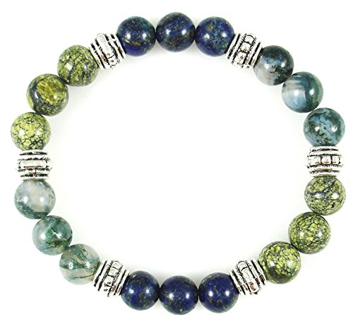 DIABETES REGULATOR 8mm Crystal Healing Gemstone Intention Bracelet