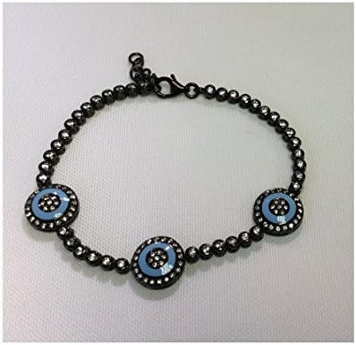 Alef Judaica 7.5 Inch Adjustable Gold Over Silver CZ Tennis Bracelet with Lobster Lock