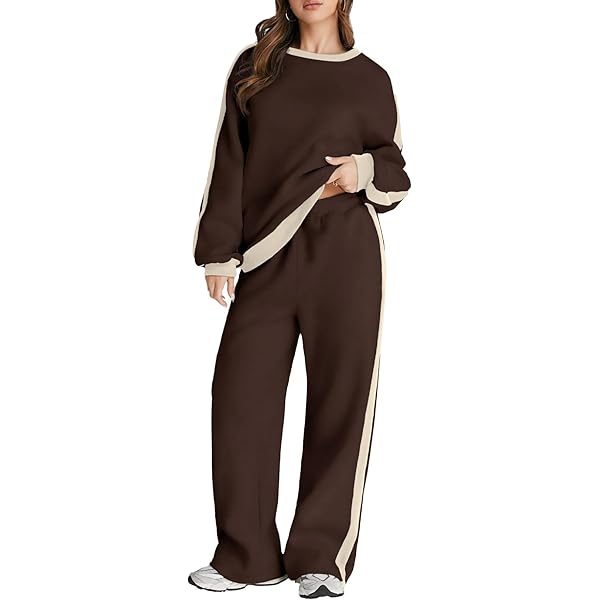 Amazon.com: Herseas Women's 2 Piece Outfits Sweatsuit Sweatshirt