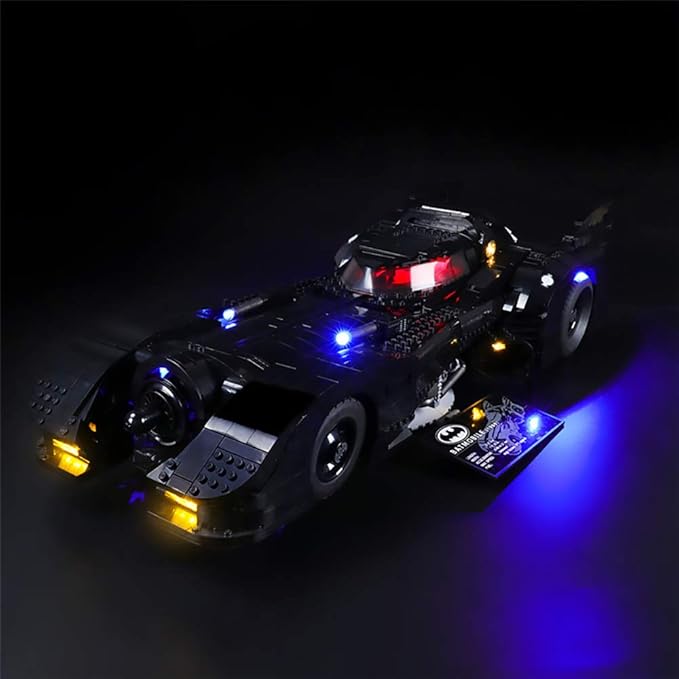LODIY Led Light Kit Lights Set for Lego 76139 1989 batman batmobile (Not Include Lego Model