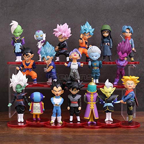 Grocoto Action & Toy Figures - 18pcs/Set Dragon Ball Super Toys Son Goku/Gohan/Zen O/Jaco/Trunks/Mai/Zamasu/Grand Priest/Vegeta PVC Collectible Figurines 1 PCs