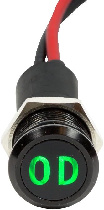 Amazon Com Alpinetech Plb12ms 12mm 1 2 12v Led Metal Signal Amazon Com Alpinetech Plb12ms 12mm 1 2 12v Led Metal Signal