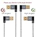 CableCreation Short (0.5ft) 90 Degree USB 2.0 A to Micro USB B Cable, Double Angle-Dual Angled Short Micro USB Cable with Aluminium Case,15cm, Space Gray