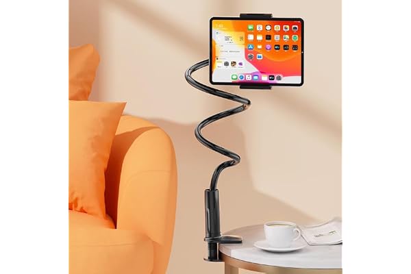 Lazy Cell Phone Holder, Cell Phone Clip Bed Holder, DIY Adjustable Long Arm Gooseneck Phone Mounts, Lazy Bracket Long Arm Cli