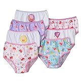 Peppa Pig Little Big Girls Bikini Panties Pack of 7 Underwear Size 4-6-8