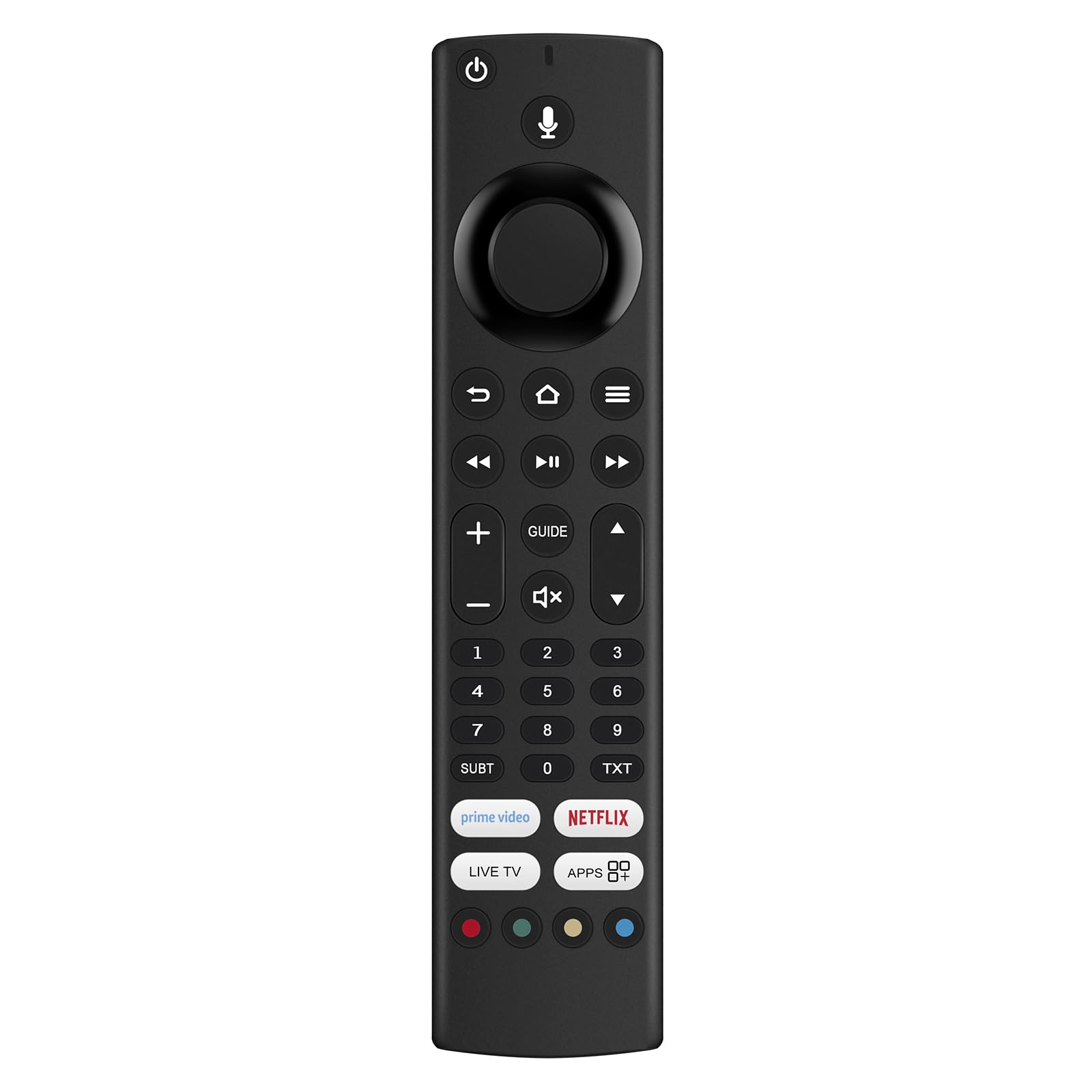 VINABTY Fire Replacement Voice Remote Control RM-C3253 fit for JVC TV Edition LT-43CF890 LT-50CF890 LT-55CF890 LT-65CF890