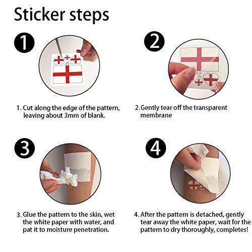 image for KingShark World Cup 2018 Set, Football Suit Fans Scarf, England, Hand 