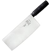 Mercer Culinary Asian Collection Chinese Chef's Knife with Santoprene Handle