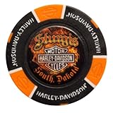 Sturgis Harley-Davidson Skull Edgy Full Color Poker Chip