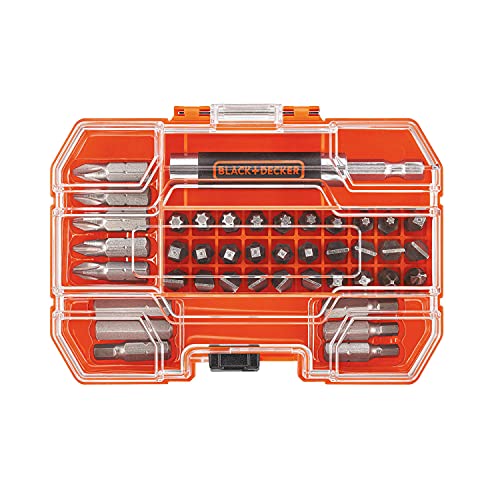 BLACK+DECKER BDA42SD - Set di punte per cacciavite standard, 42 pezzi
