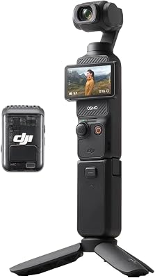 Bundle DJI Osmo Pocket 3 Créateur, Vlogging CMOS 1'' et Vidéo 4K/120 ips