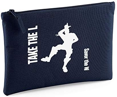 Apparel Printing Take The L Savor The W Emote Large Flat Pencil Case