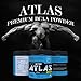 Naturo Nitro Atlas, BCAA Instantized Powder, Best Branched Chain Amino Acids, 28 Servings, 5.5g Per Serving, Lemon Lime Flavor