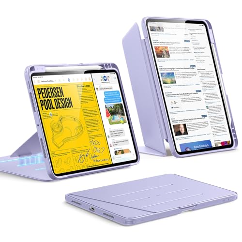 ESR für iPad Pro 11 Zoll Hülle M5/M4 (2025/2024), Flip-Serie, Violett