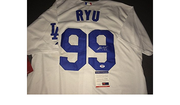 dodgers ryu jersey