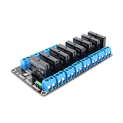 Buy Anycubic 8-Channel 5V High Level Solid State Relay Module Board ...