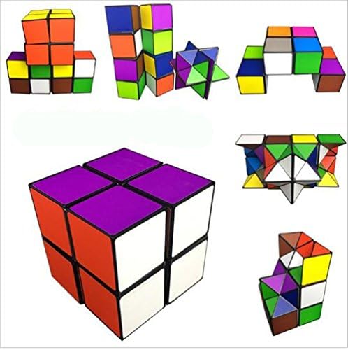 Infinity Cube Fidget Toy 2017 New Arrival "The Amazing Star Cube" Infinite rubik's Magic Puzzle cube (2 Piece)