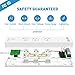 Etekcity 3-Outlet Surge Protector Power Strip with 4 USB Charging Ports, 5610 Joules, 6 Ft Long Cord & Mounting Holes, 750℃ Flame-Retardant, FCC ETL Listed, White (Upgrade Version)