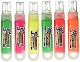 Glominex Glow in the Dark Paint - 6 Pack of 1oz Assorted Tubes