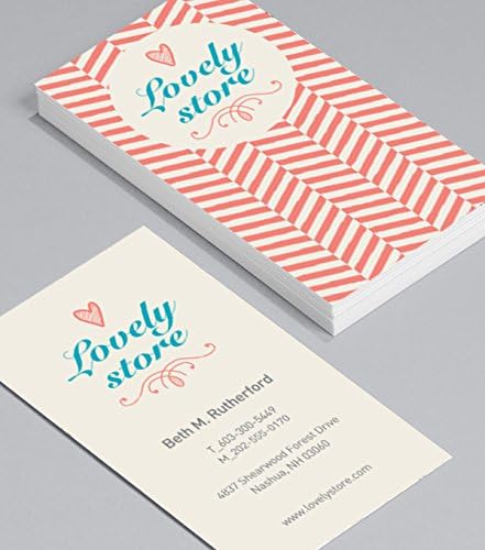 Professional Business Cards, Premium Quality Paper 20pt, 400g, Extra Thick, Two Sided Full Color Prints, Two Sided Matte Coated (200)