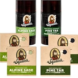Dr. Squatch Manly Soap and Deodorant Variety Pack