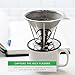 LINKYO Pour Over Coffee Maker - Stainless Steel Drip Coffee Filter