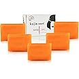 Kojie San Skin Brightening Soap - Original Kojic Acid, Dark Spot Remover Bar Soap with Coconut & Tea Tree Oil - 135g x 5 Bars