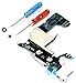 MMOBIEL Dock Connector for iPhone 5 USB Charging Port Flex (White) Mic Audiojack Antenna Loudspeaker Connector installed incl 2x screwdriver