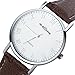 [Lightning Deals Price] Mostsola Luxury Business Men White Dial Brown Strap Quartz Watches