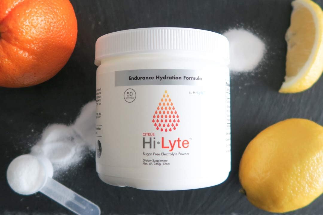 Hi-Lyte Electrolyte Powder | 500mg Potassium + 500mg Sodium from Sea Salt | Hydration & Stamina Booster | No Sugar, Carbs, Maltodextrin or Artificial Ingredients | Citrus Salt | 50 Servings: Health & Personal Care