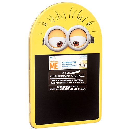 Despicable Me Pencil Case With Chalkboard Surface