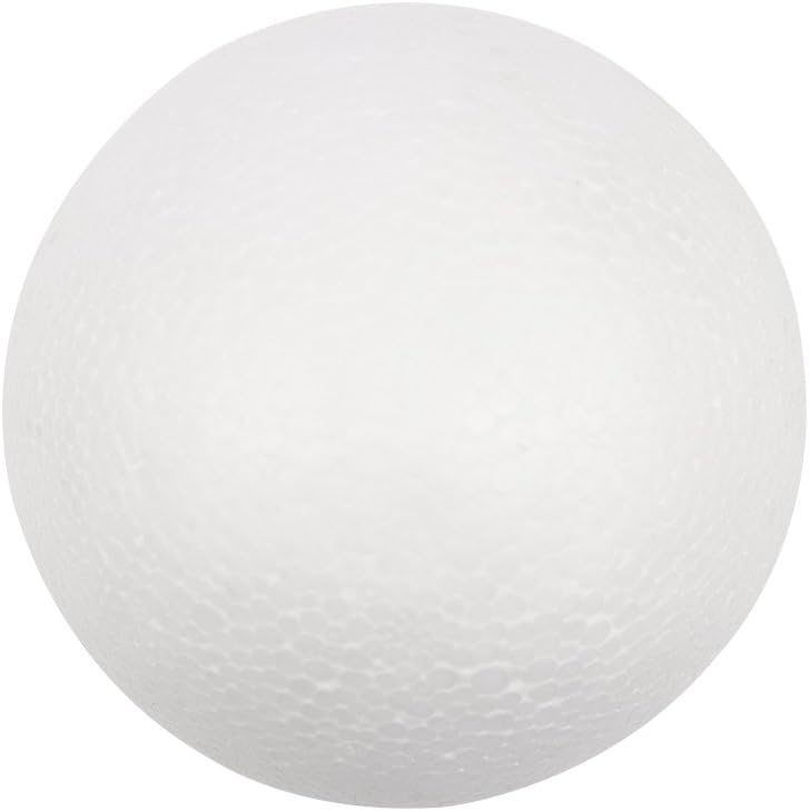 Styrofoam Multi Size Option White Round Foam Ball (4cm 60pcs)