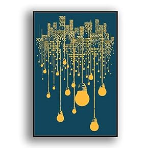 Framed Canvas Wall Art for Living Room, Bedroom Minimalist Abstract Canvas Prints for Modern Home Decoration Ready to Hang - 16"x24" inches