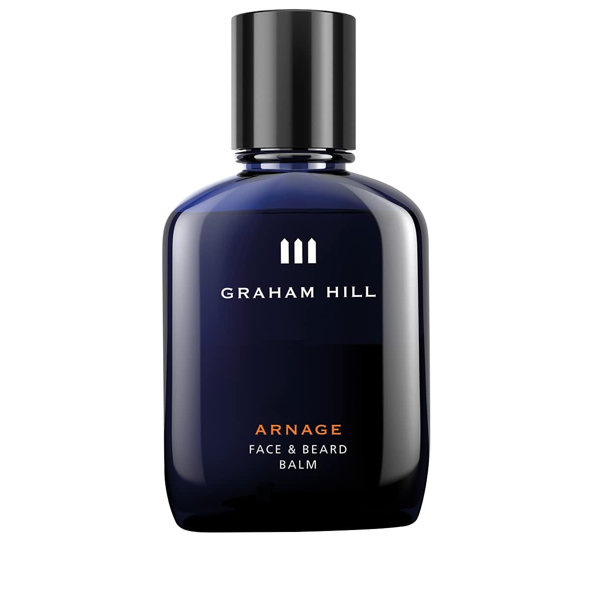 GRAHAM HILL Arnage Soothing & Refreshing Face and Beard Balm, 100ml - Beard Balm, Men's Face Moisturizer, Vegan Beard Moisturiser with Panthenol, Jojoba Oil & American Cuckoo Flower