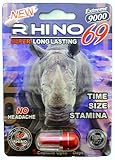 Premium Rhino 69 Extreme 9000 Bullet Red BEST Sex Pill - Male Sexual Performance Enhancer - Time Size Stamina - Fast Acting & Longer Lasting - 12 PILLS