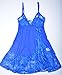 ADOREJOY Lingerie for Women Babydoll Lace Nightgown Mesh Bridal Wedding Sleepwear(Blue,S)