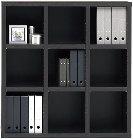 Amazon サイズがピッタリ収まる収納棚本棚 黒 ゼブラブラック 国産 フナモコ キッチンワゴン 収納カート