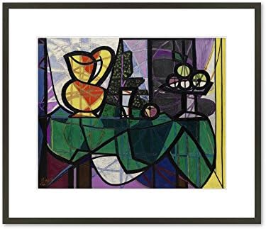 Museum Quality Framed Print of "Pitcher and Bowl of Fruit (Pichet et coupe de fruits), February 1931" by Pablo Picasso