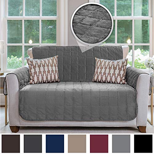 GORILLA GRIP Original Velvet Slip Resistant Luxurious Loveseat