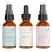 Natural Firm & Glow Skincare Set of 3 Serums - Skin Care Kit with 20% Vitamin C Serum, Peptide Complex Serum, Niacinamide Vitamin B3 Serum to Brighten Complexion and Smooth Wrinkles by Eva Naturals primary