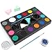 Arteza Kids Face Paint Kit, 16 Colors, Water Activated, 24 Stencils, 4 Sponges, 2 Brushes, 2 Glitter Jars, Nontoxic Paint for Professional Halloween Costumes, Festivals & Theater