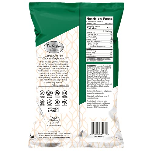 Perfection Snacks Jalapeno Cheddar Crunchy Curls, Gluten Free, Jalapeno