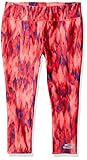 Skechers Big Girls' Sport Active Capri Legging, Fiery Coral, Small