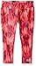 Skechers Big Girls' Sport Active Legging, Capri Fiery Coral, Medium
