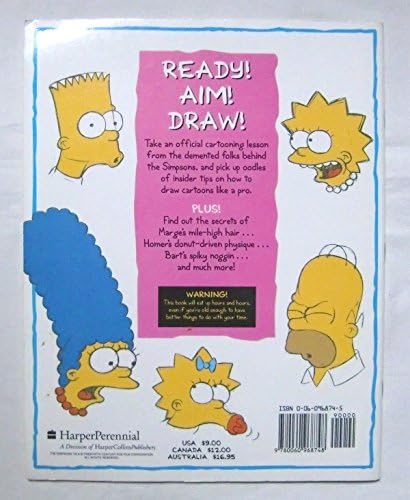 Amazon Cartooning With The Simpsons シンプソンズの描き方 洋書古本 １９９３年 通販