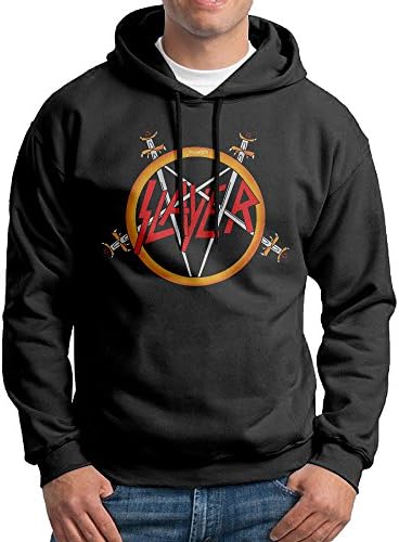 Slayer Rock Metal Band Man Pullover Hoody Black