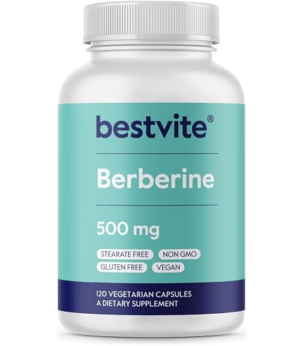 BESTVITE L-Carnitine Tartrate 500mg per Capsule (120 Caps) - No Stearates | Non GMO - Gluten Free
