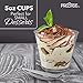 Small Clear Plastic Cups - 5 oz. 200 Pack - Hard Disposable Cup - Wine and Plastic Cocktail Glasses - Drinking and Party Punch Cups and Bulk Wedding Tumblers