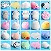 Outee 25 Pcs Mochi Squishies Animals Mini Kawaii Animal Toys Stress Relief Cat Squishies Mochi Squeeze Mini Seal Rabbit Chicken Duckling Elephant Sheep Cat, Random Color